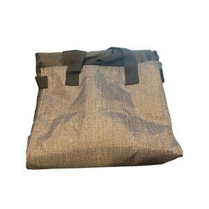 Thirty-One Charcoal Crosshatch Bleacher Blanket With Carry Handles - New In Pack